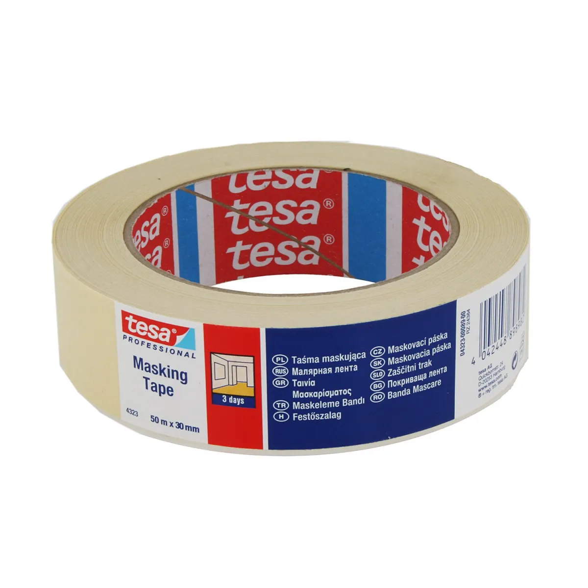 Tesa Κολλητική Ταινία Χάρτινη 30mm x 50m