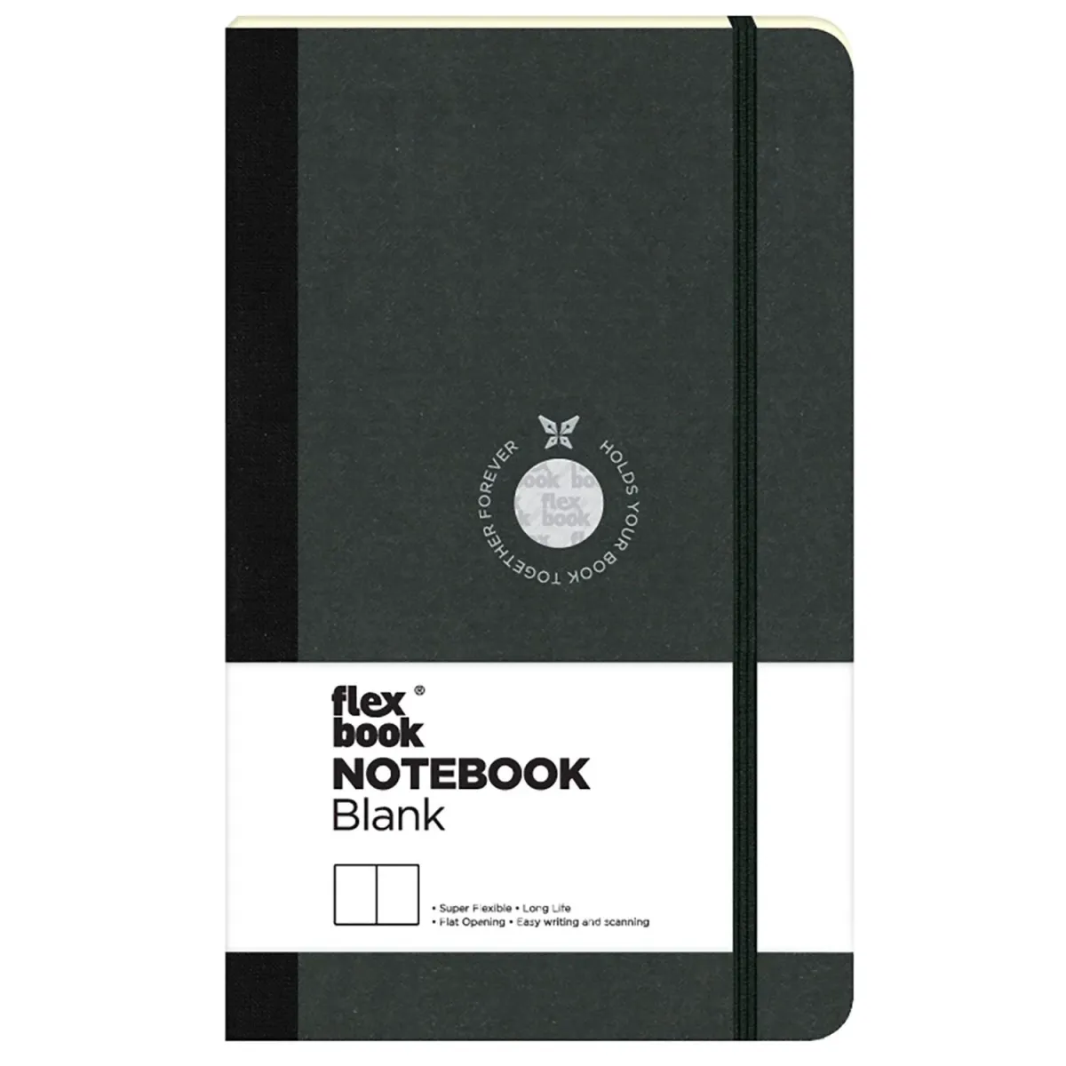 The Writing Fields Σημειωματάριο Λευκό 13x21cm Flexbook