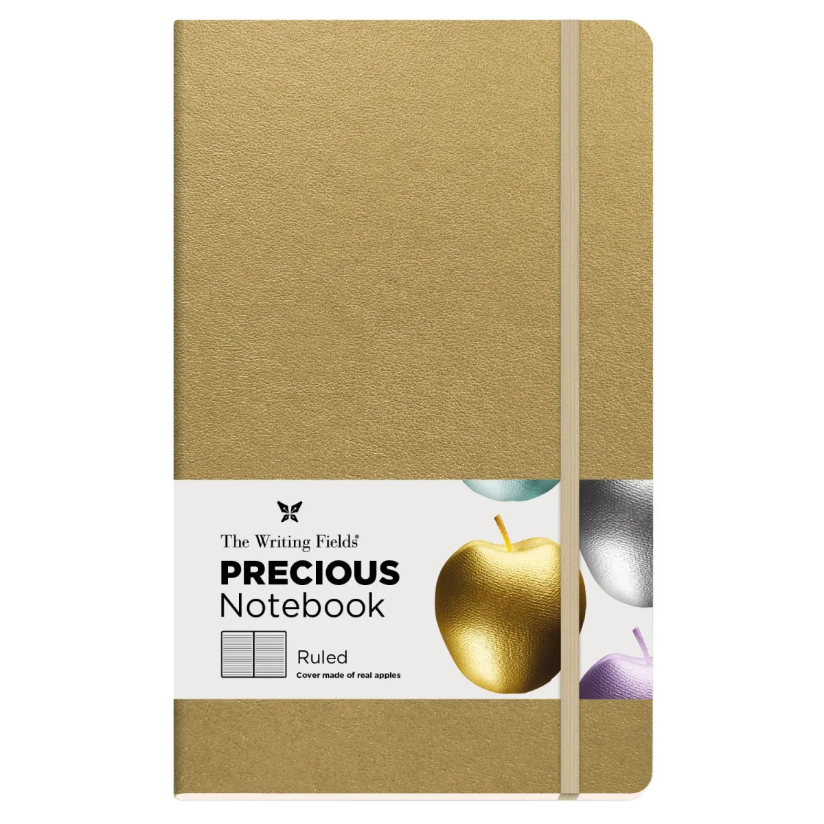 The Writing Fields Σημειωματάριο Precious 13x21cm Gold