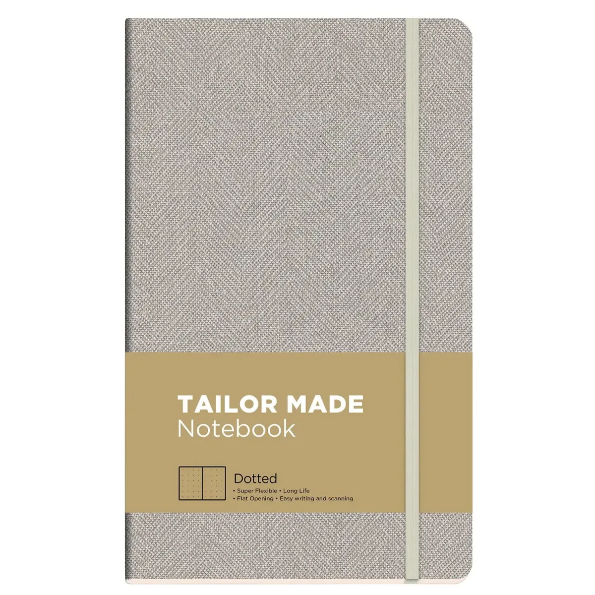 The Writing Fields Σημειωματάριο Tailor Made Dotted 13x21cm Μπεζ