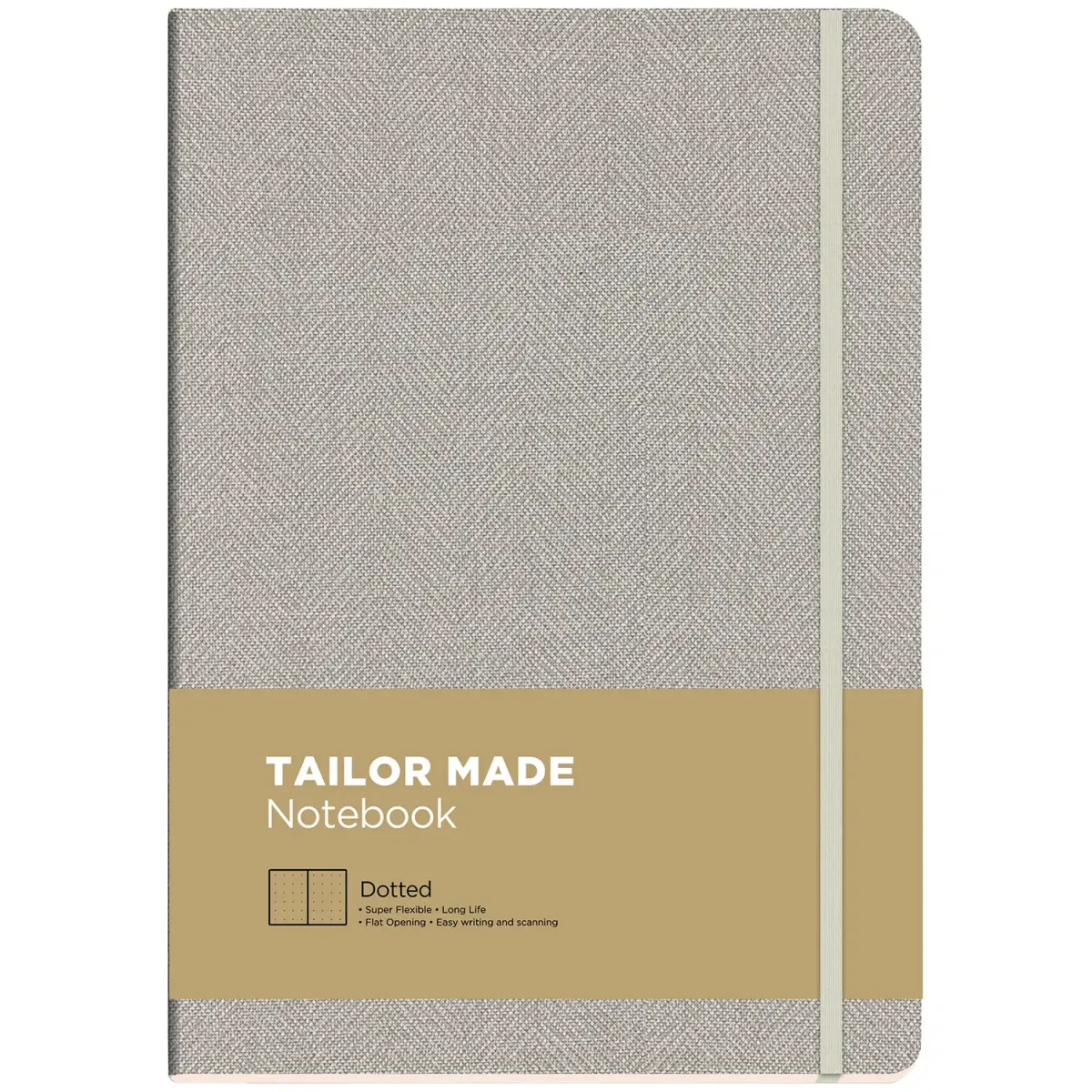 The Writing Fields Σημειωματάριο Tailor Made Dotted 17x24cm Μπεζ