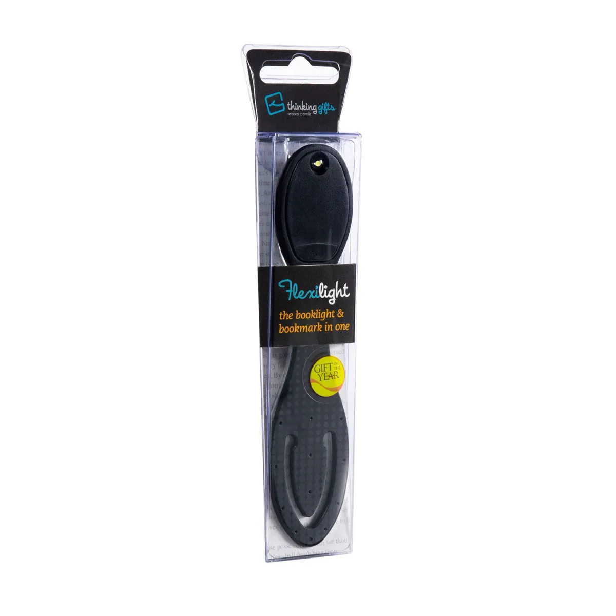 Thinking Gifts Σελιδοδείκτης Flexlight με LED Black