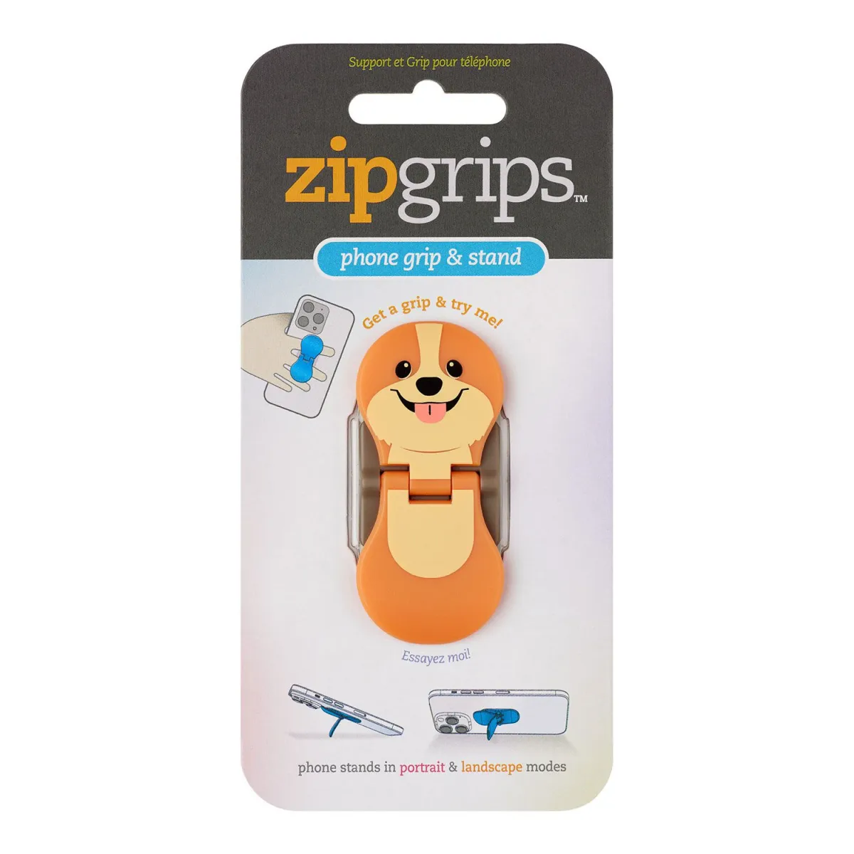 Thinking Gifts Zipgrips Holder Kινητού Puppy