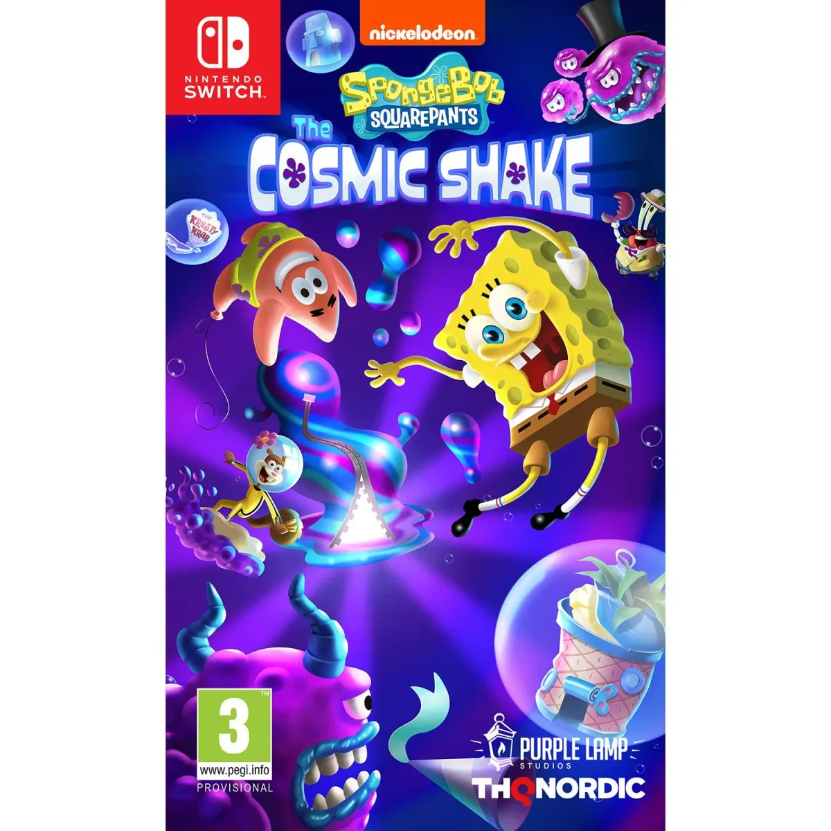 THQ Spongebob SquarePants Cosmic Shake Nintendo Switch
