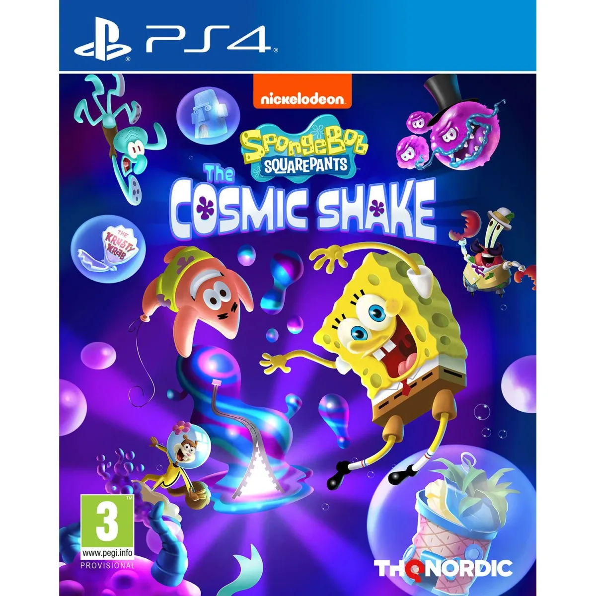 THQ Spongebob SquarePants Cosmic Shake PlayStation 4