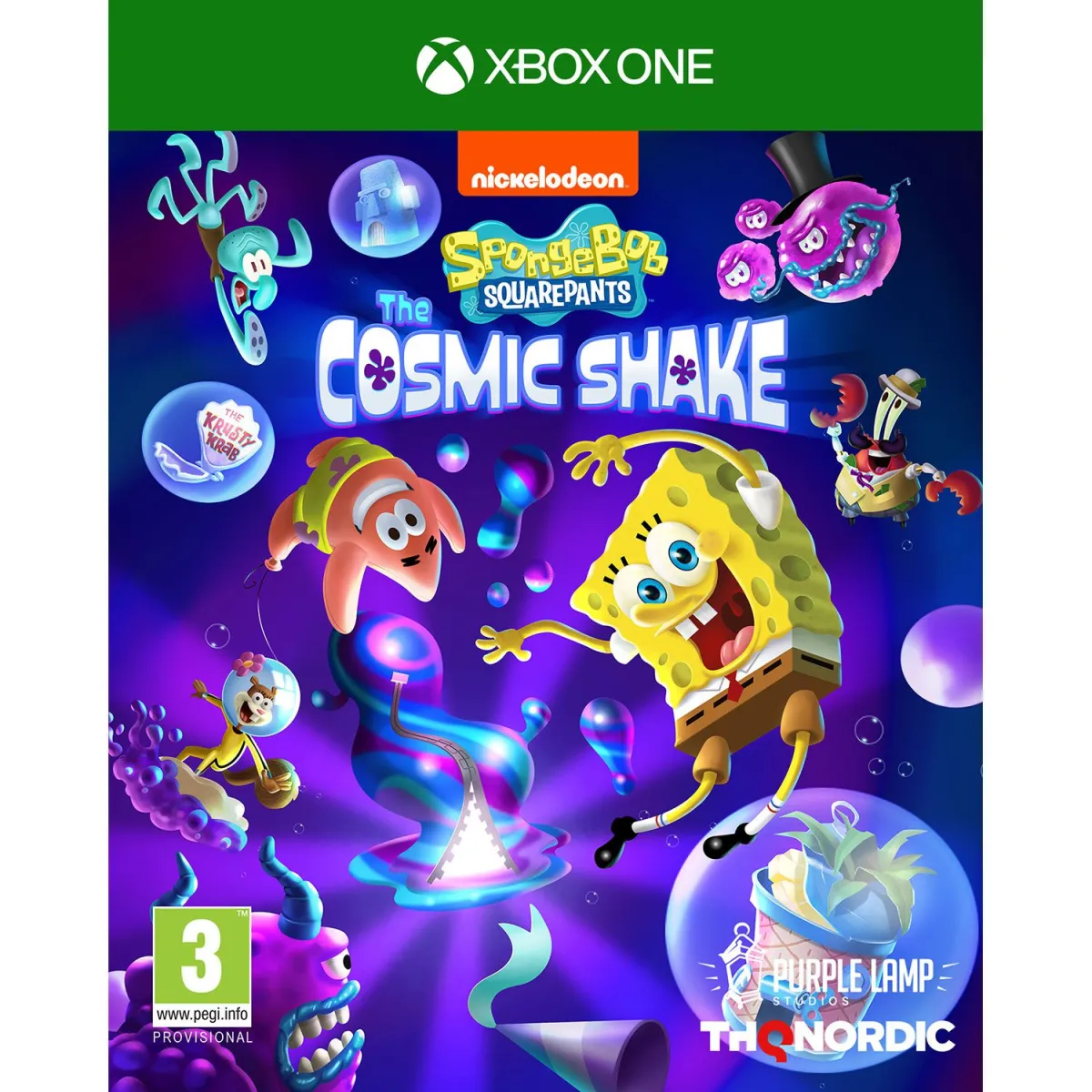 THQ Spongebob SquarePants Cosmic Shake Xbox