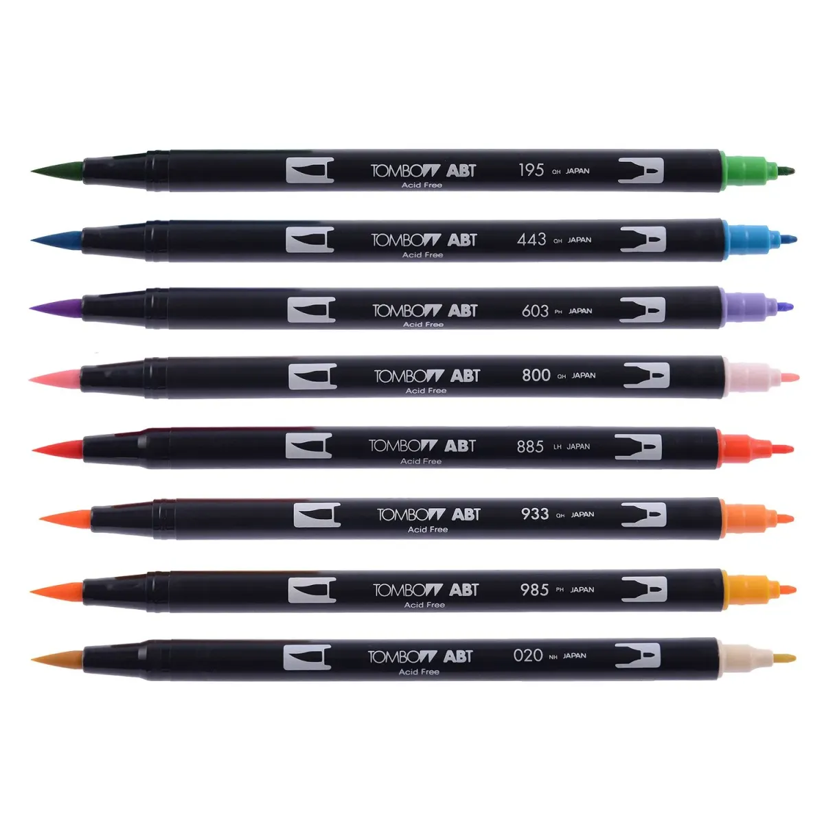 Tombow Μαρκαδόρος Ζωγραφικής  με διπλή μύτη Brush & Fine