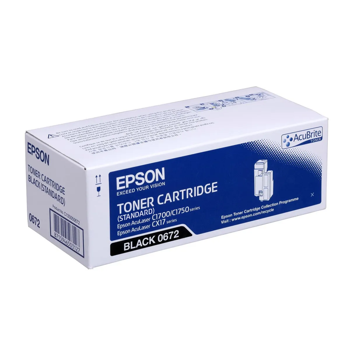 Toner Epson AL-C1700/C1750/CX17 Black