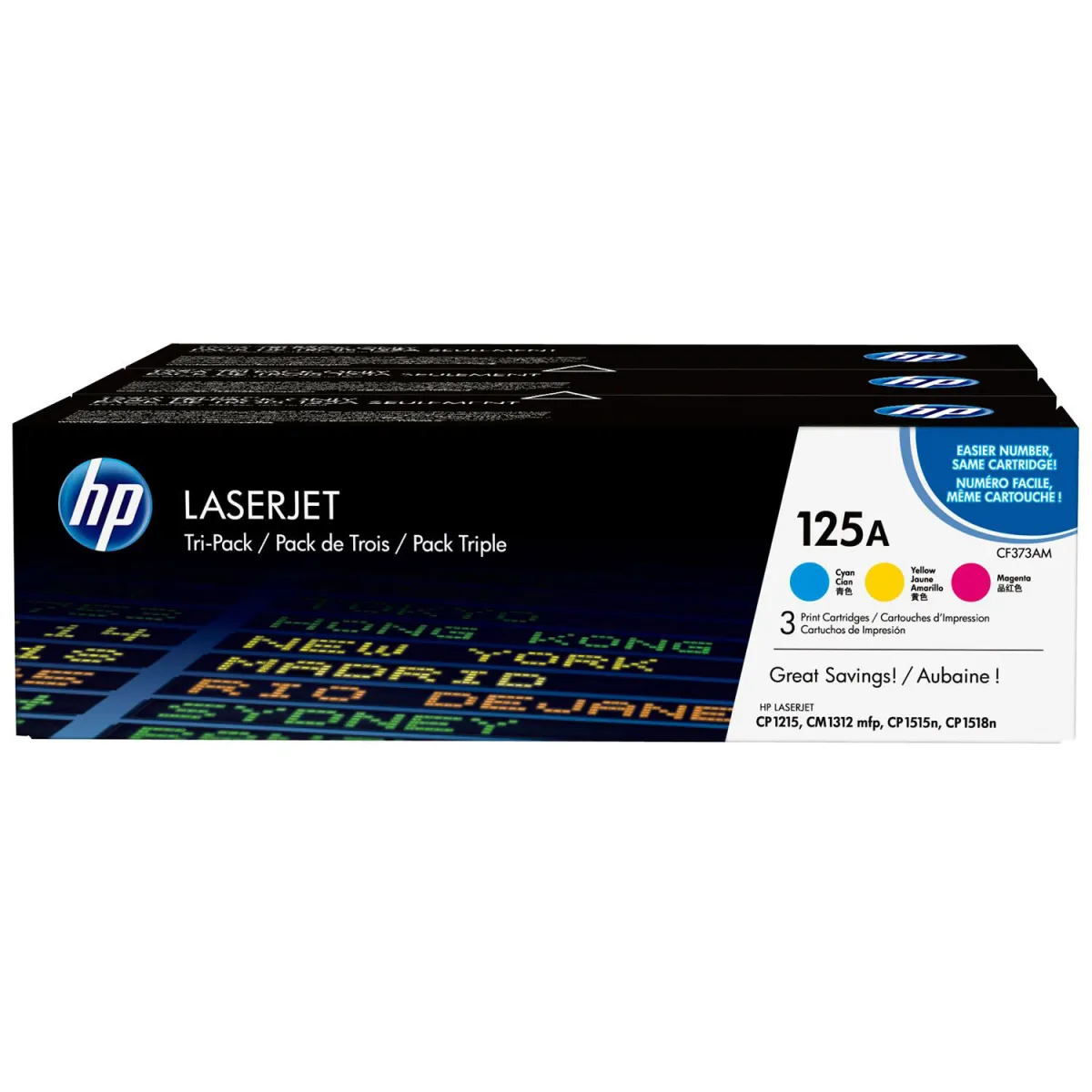 Toner HP 125A (C-M-Y) Multipack