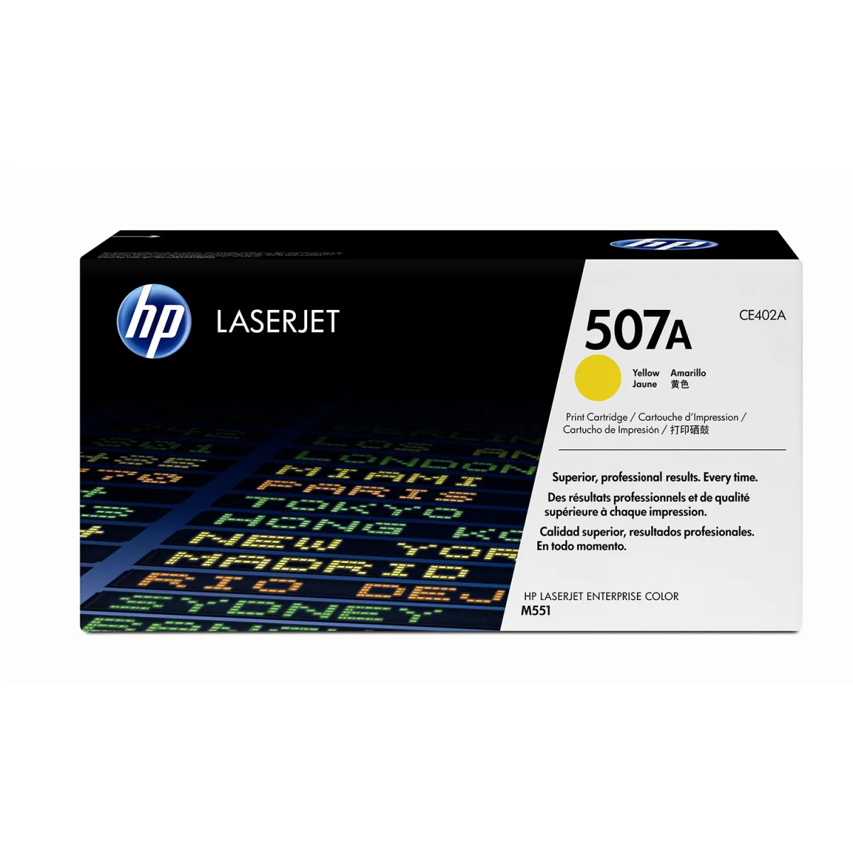 Toner HP 507A Yellow