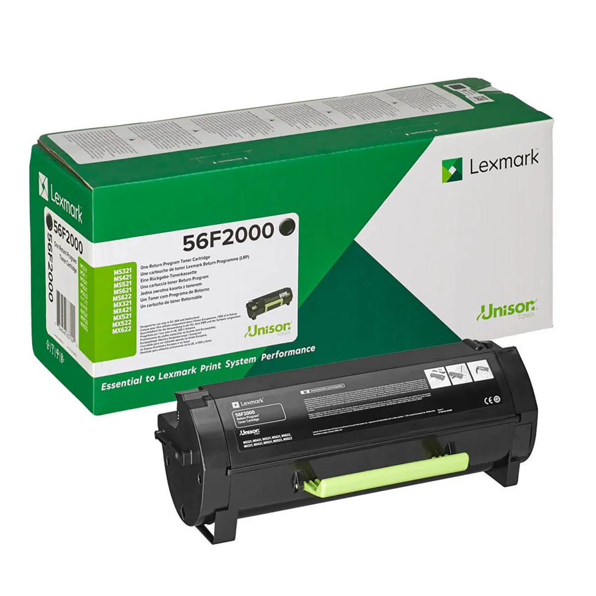 Toner Lexmark 56F2000 Black