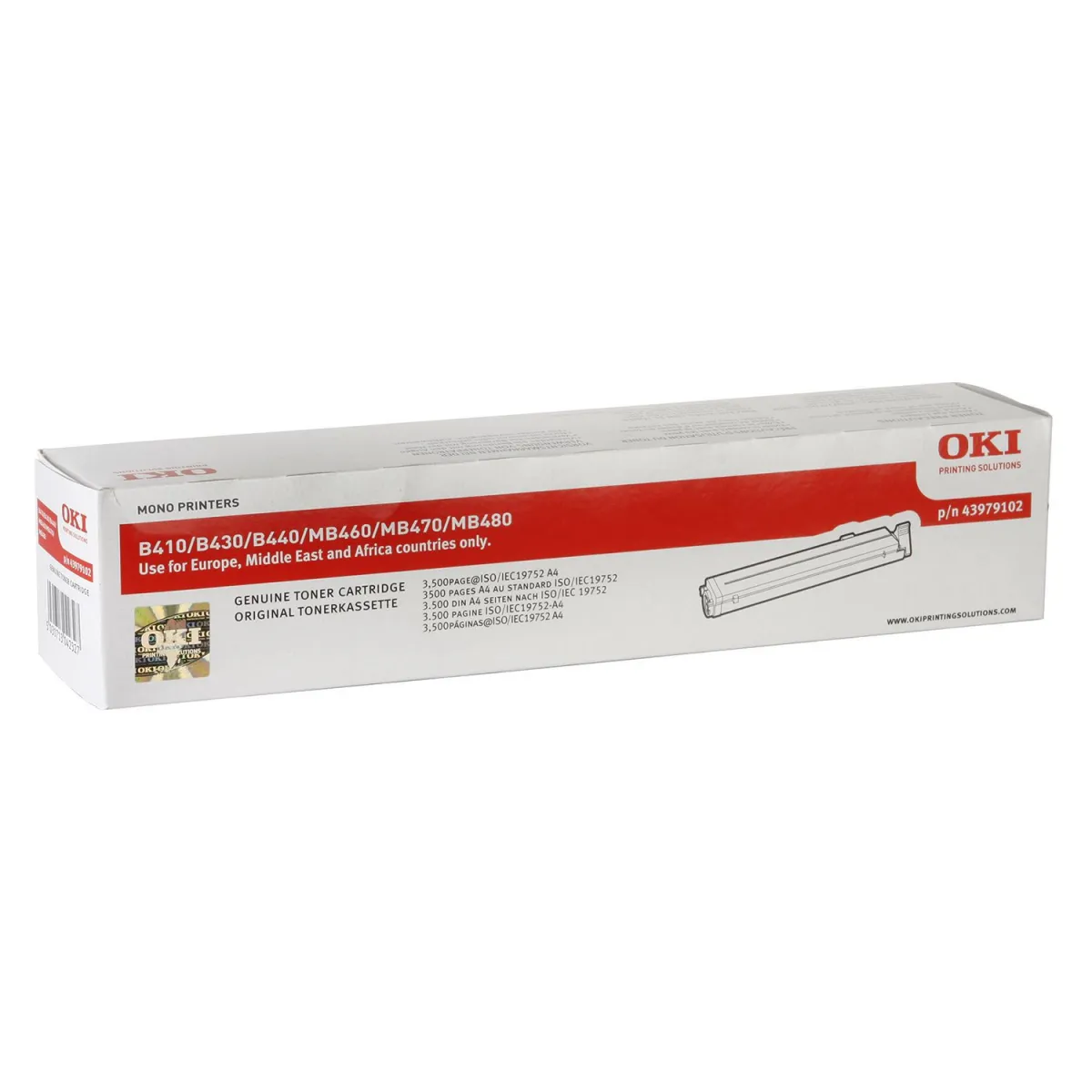 Toner OKI B410D/430/440 Black