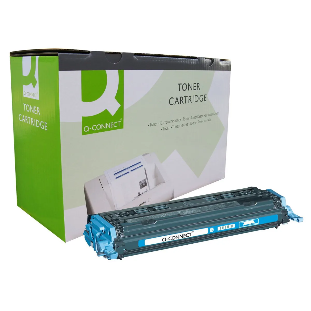Toner Q-Connect 124A / Q6001A Cyan Ανακαινισμέν