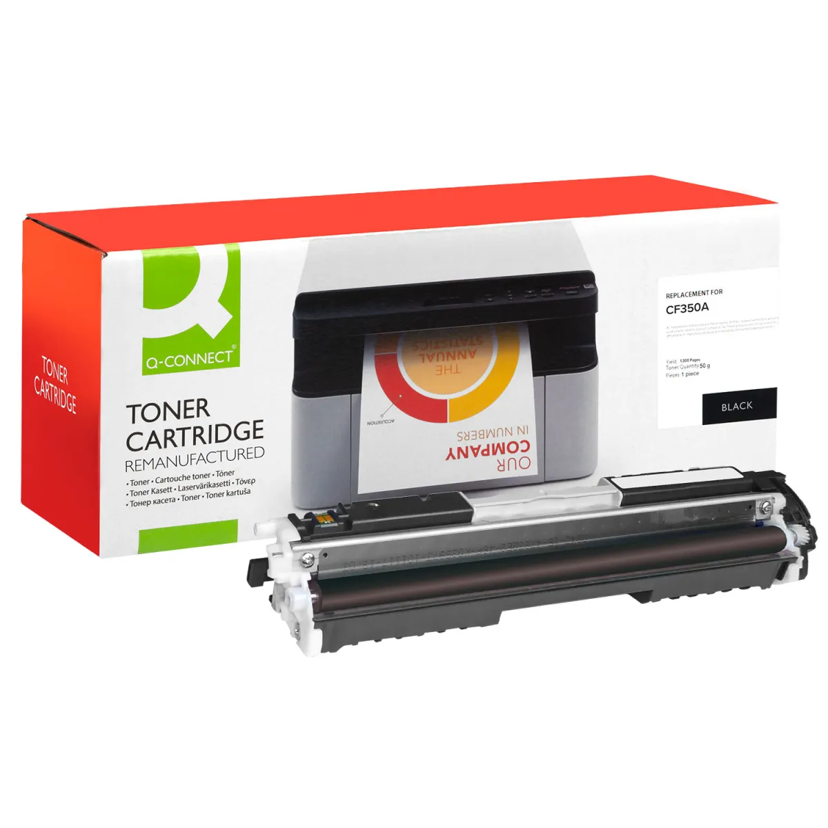 Toner Q-Connect 130A / CF350A Black