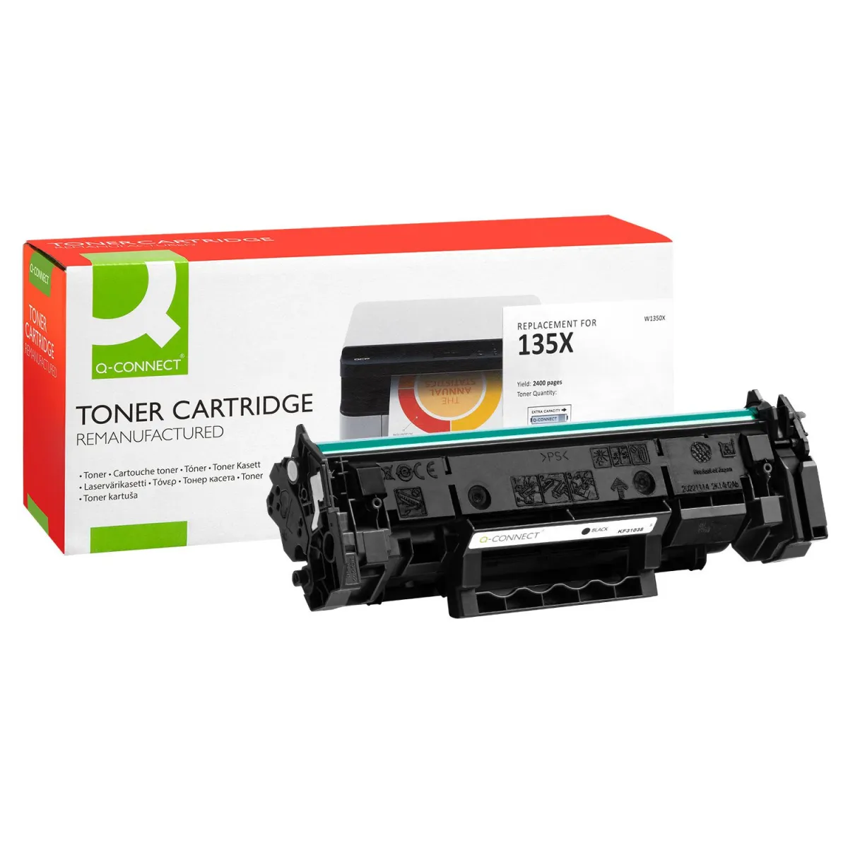 Toner Q-Connect 135X/W1350X Black
