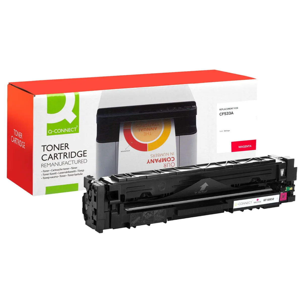 Toner Q-Connect 205A / CF533A Magenta Remanufa