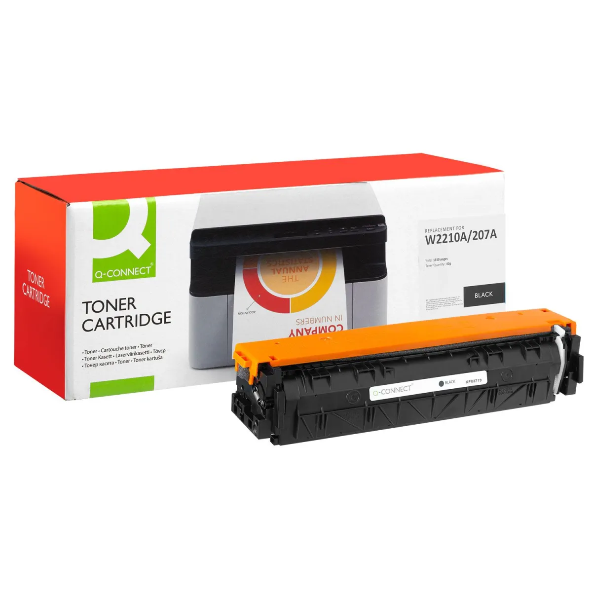 Toner Q-Connect 207A / W2210A Black