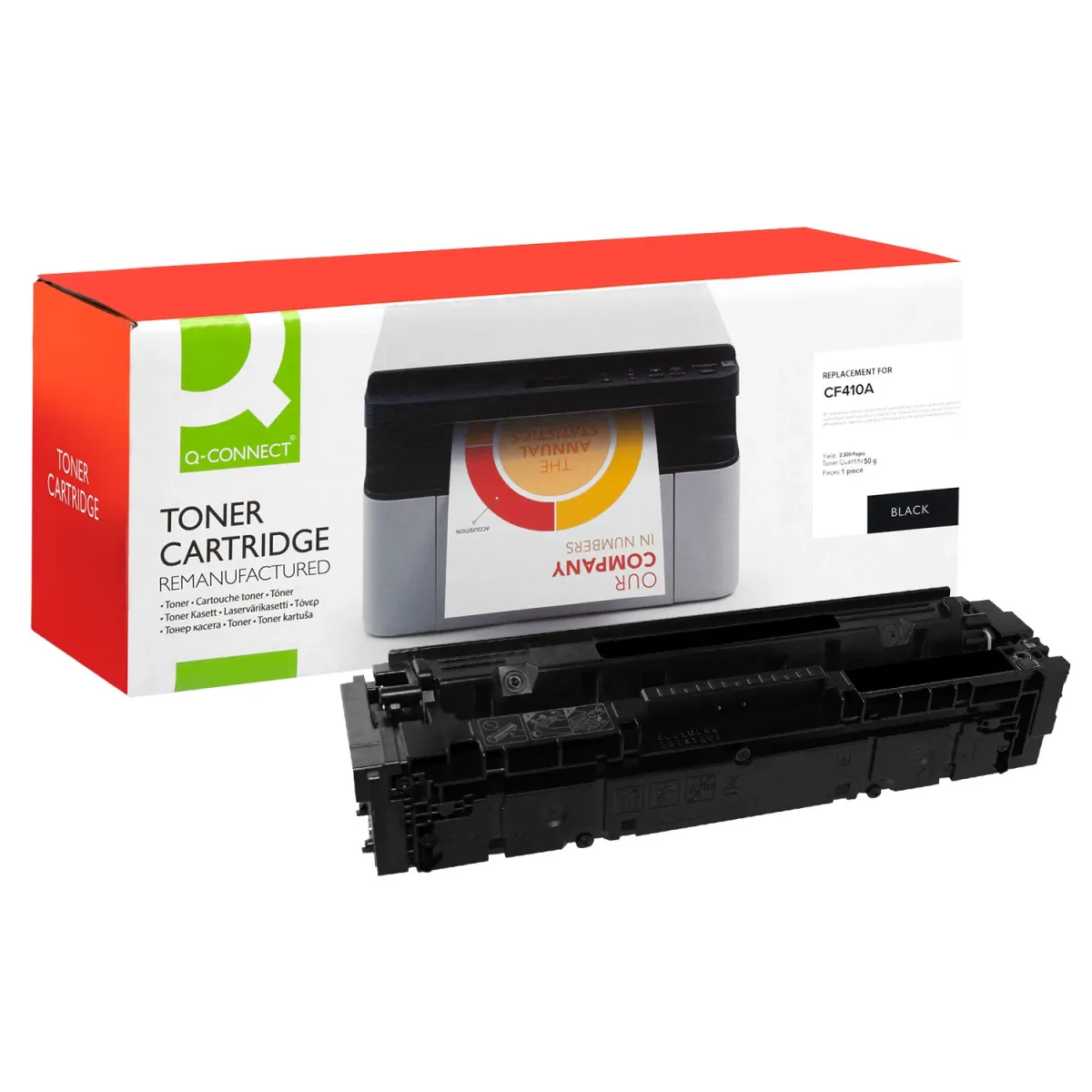 Toner Q-Connect 410A / CF410A Black