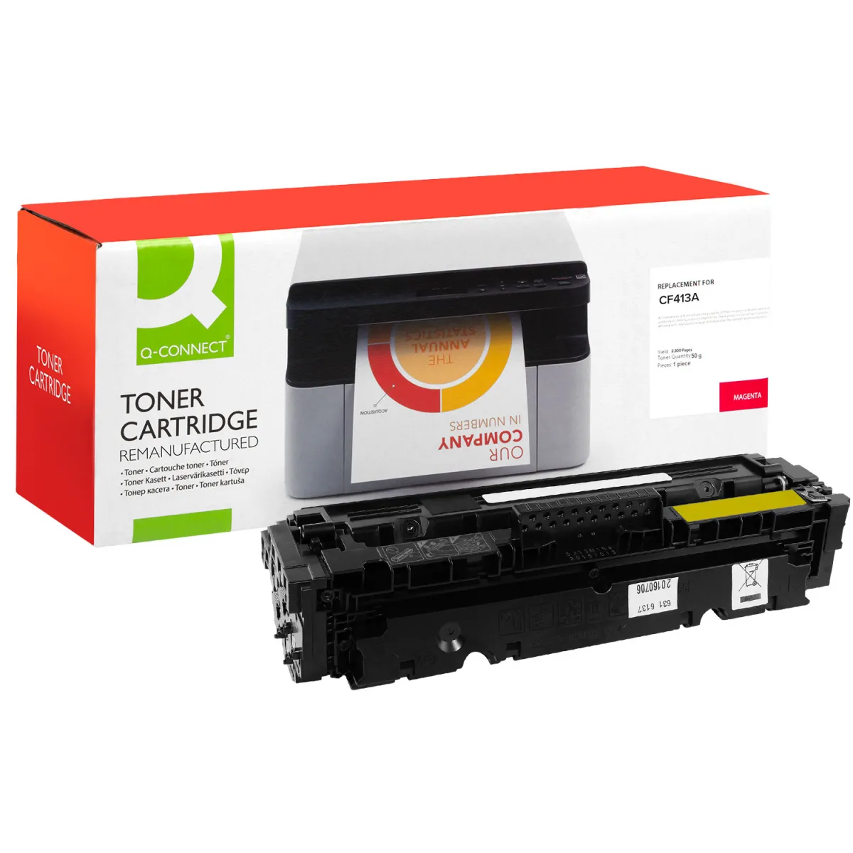 Toner Q-Connect 410A / CF412A Yellow