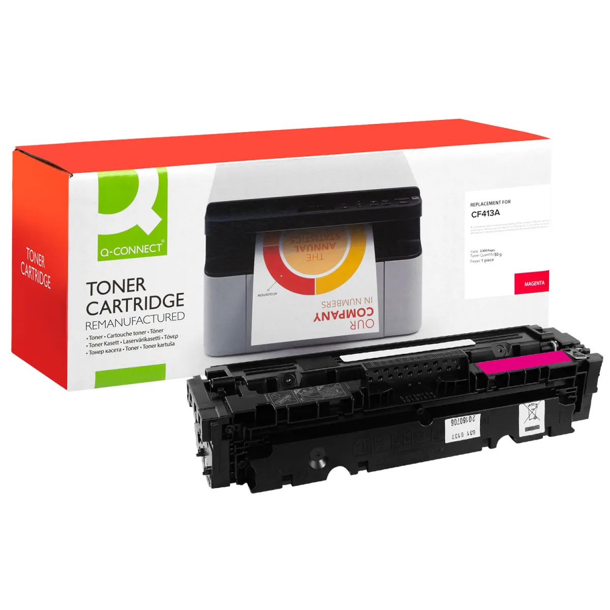 Toner Q-Connect 410A / CF413A Magenta