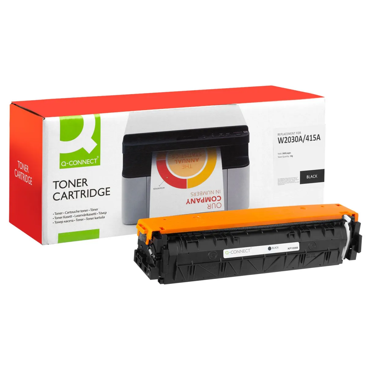 Toner Q-Connect Ανακατασκευασμένο 415A / W2030A Black
