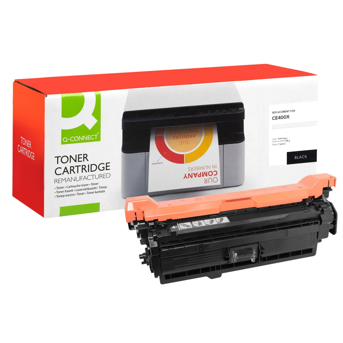 Toner Q-Connect 507X / CE400X Black Ανακαινισμέ