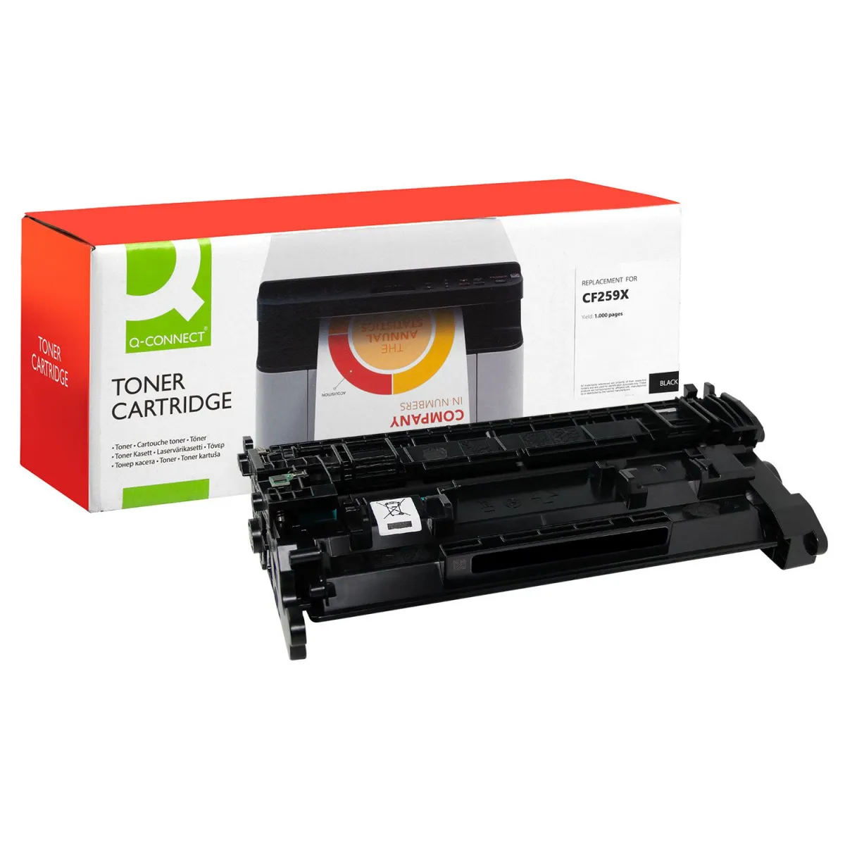 Toner Q-Connect 59X / CF259X Black