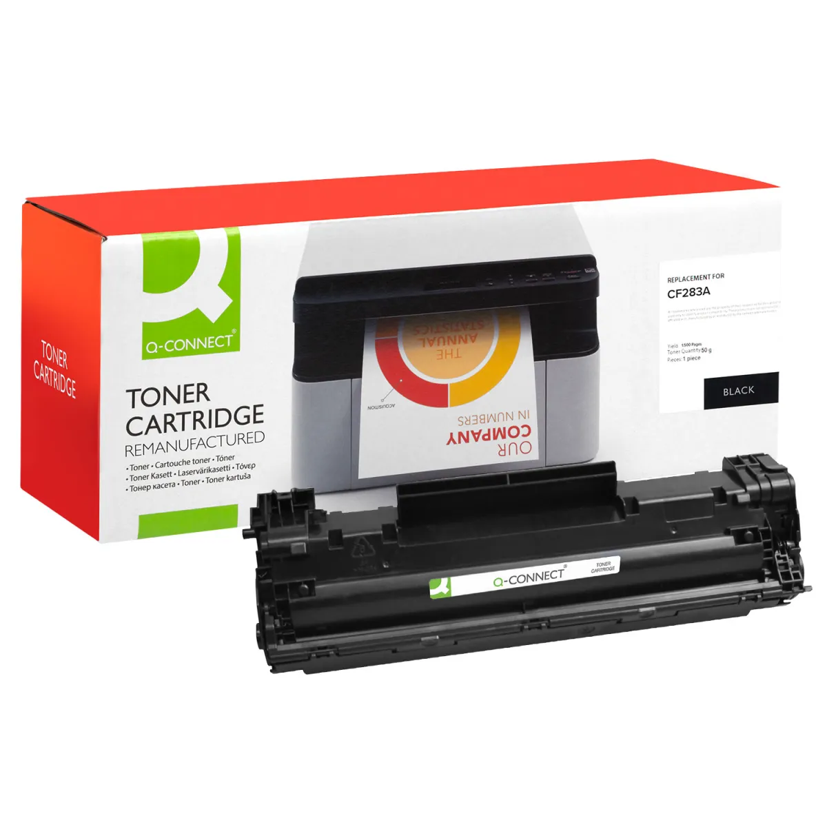 Toner Q-Connect 83A / CF283A Black