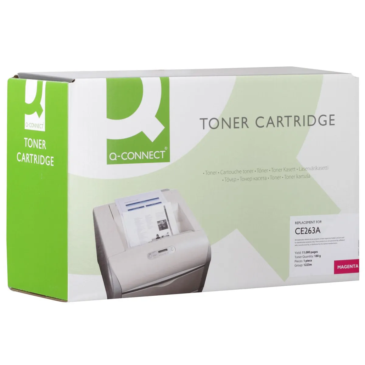 Toner Q-Connect Ανακατασκευασμένο CE263A Magenta