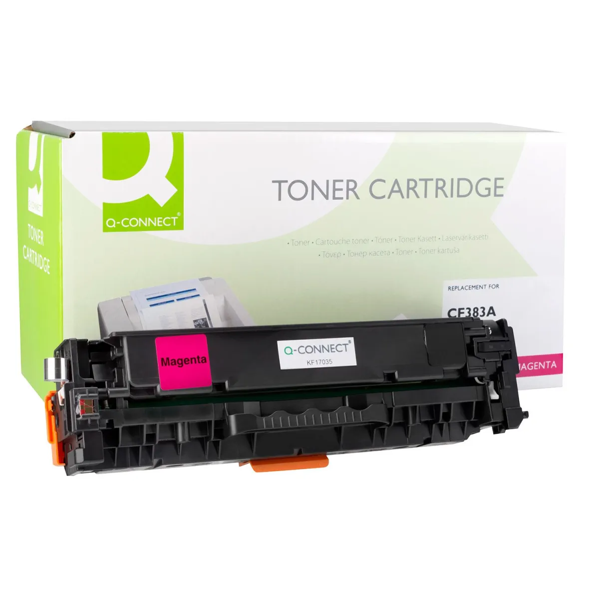 Toner Q-Connect Ανακατασκευασμένο CF383A Magenta