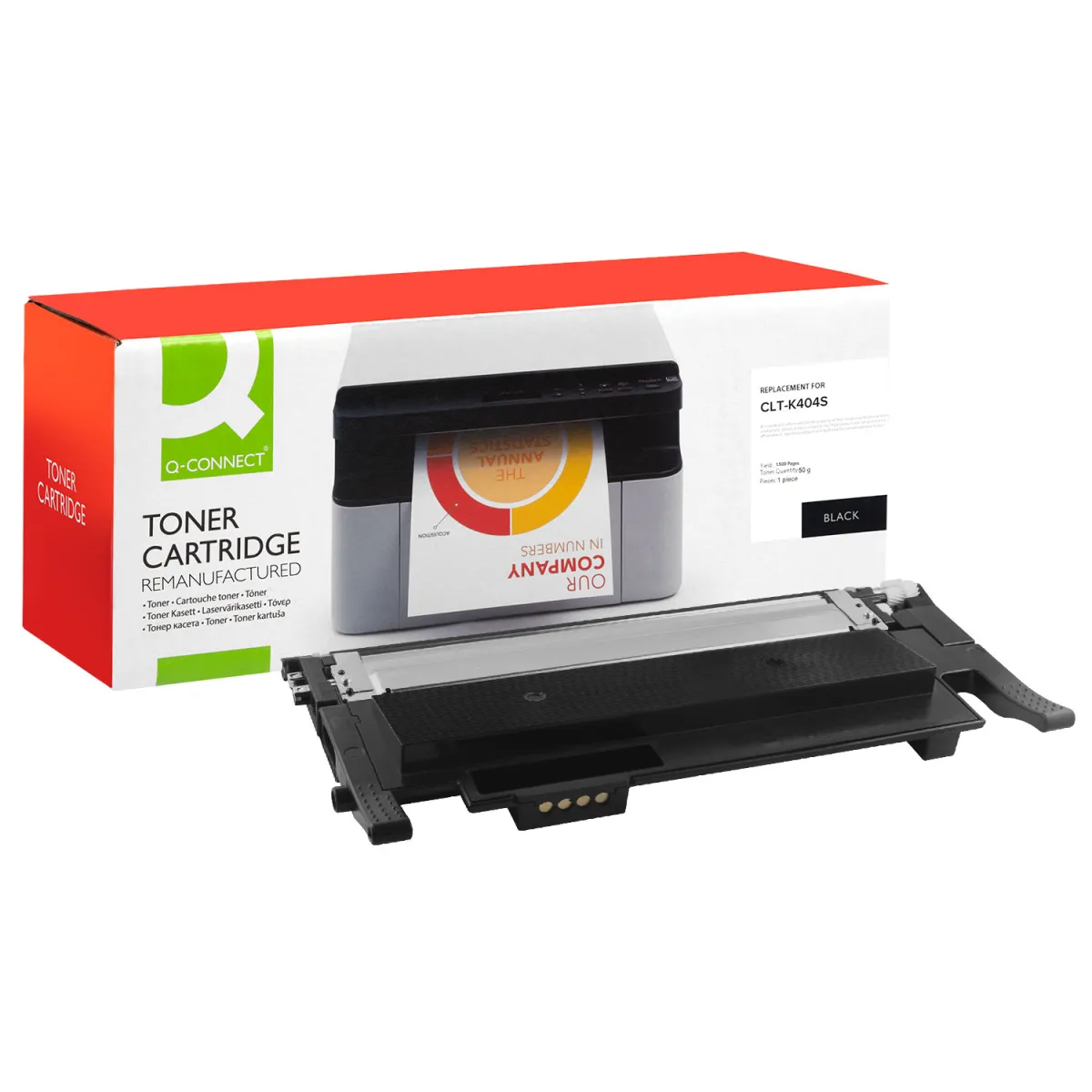 Toner Q-Connect Ανακατασκευασμένο CLT-K404S Black