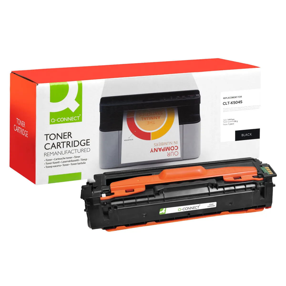 Toner Q-Connect Ανακατασκευασμένο CLT-K504S Black