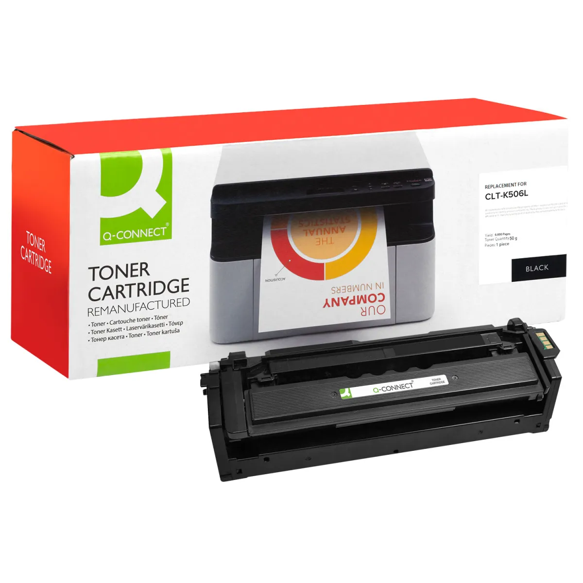 Toner Q-Connect Ανακατασκευασμένο CLT-K506L Black