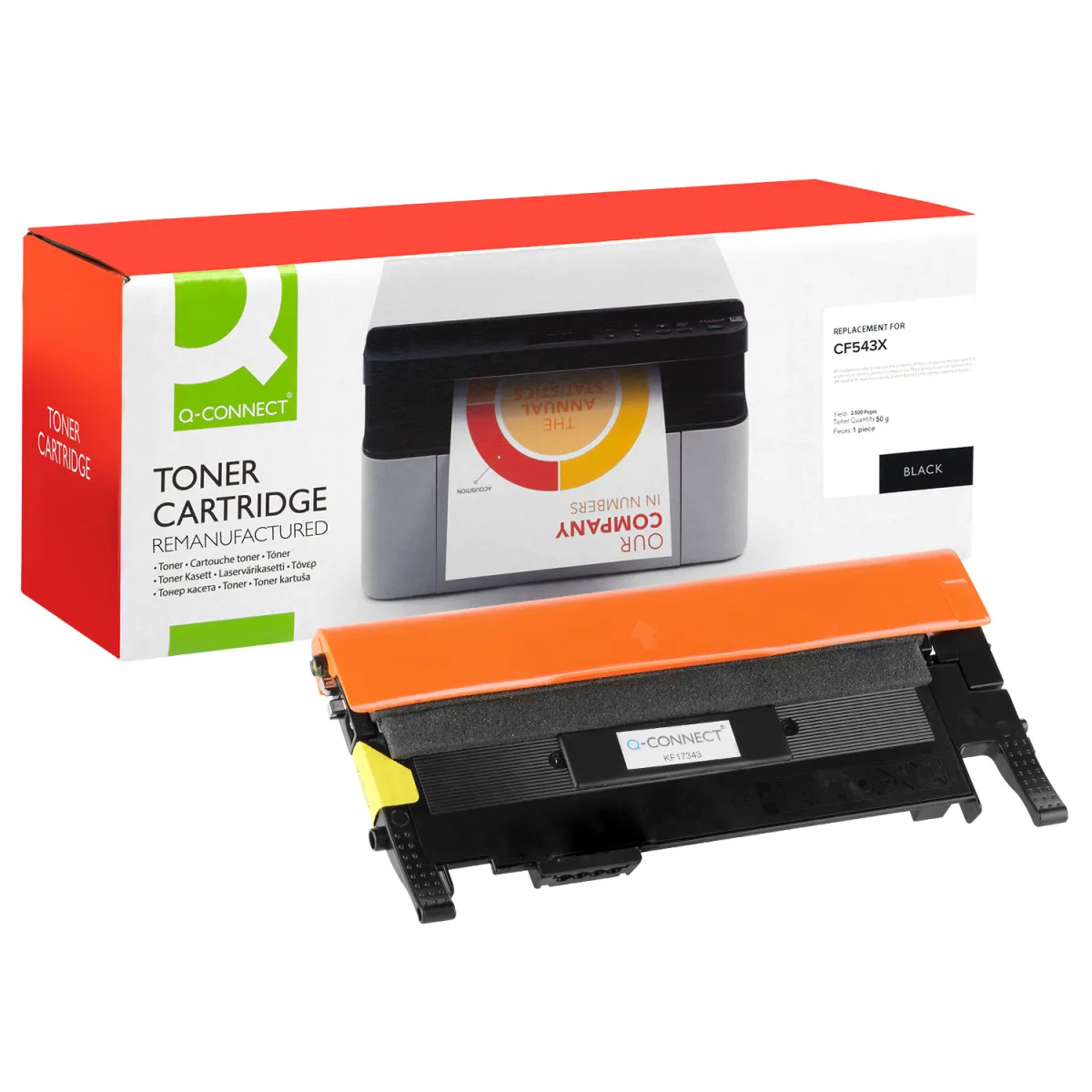 Toner Q-Connect Ανακατασκευασμένο CLT-Y406S Yellow