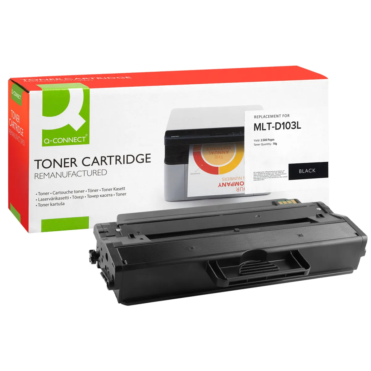 Toner Q-Connect Ανακατασκευασμένο MLT-D103L Black