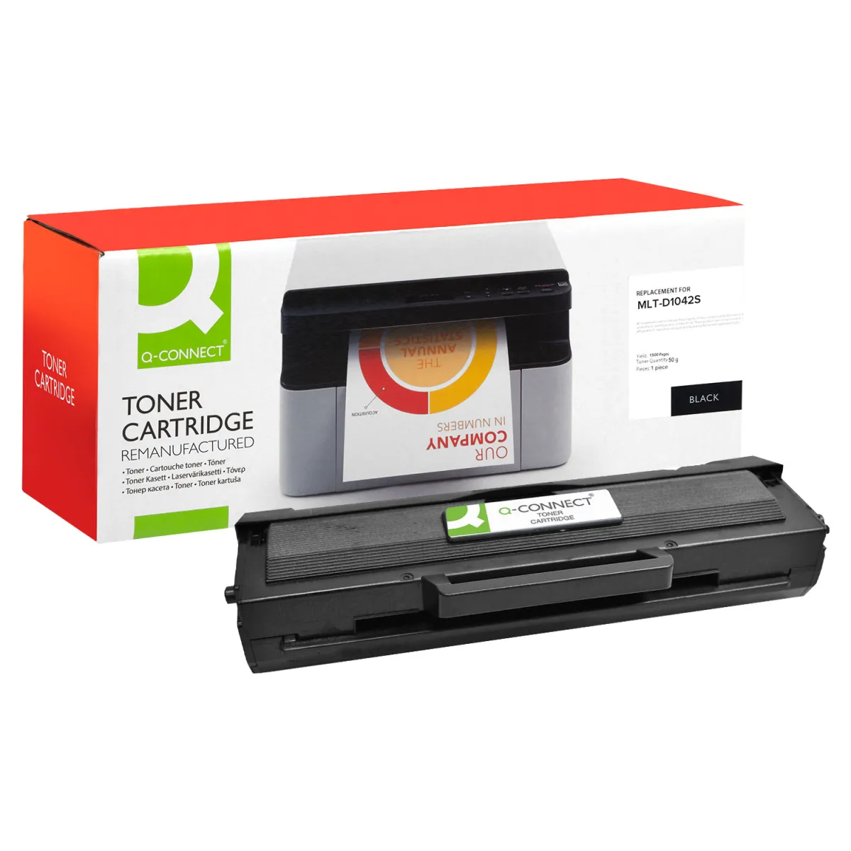 Toner Q-Connect Ανακατασκευασμένο MLT-D1042S Black