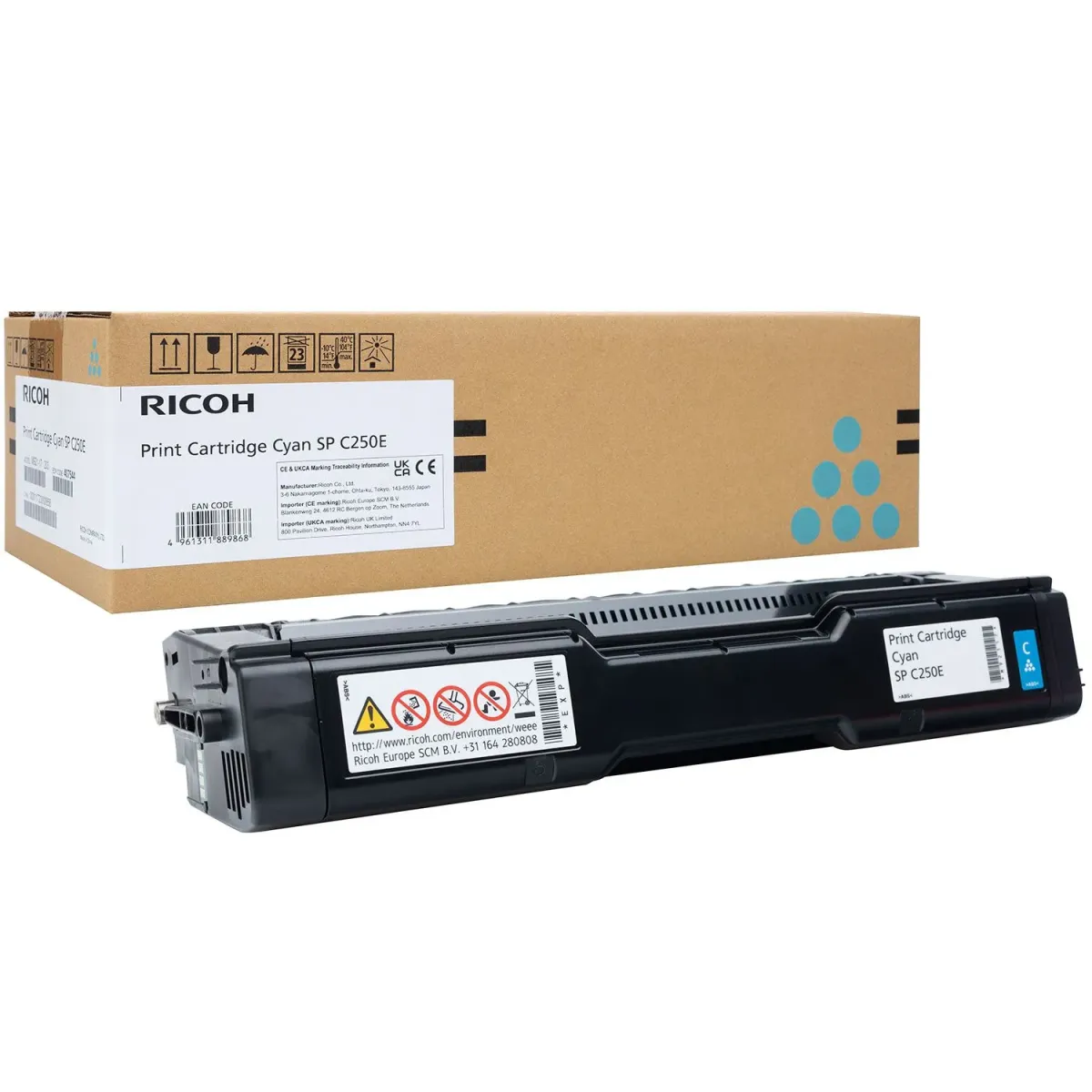 Toner Ricoh C250E Cyan