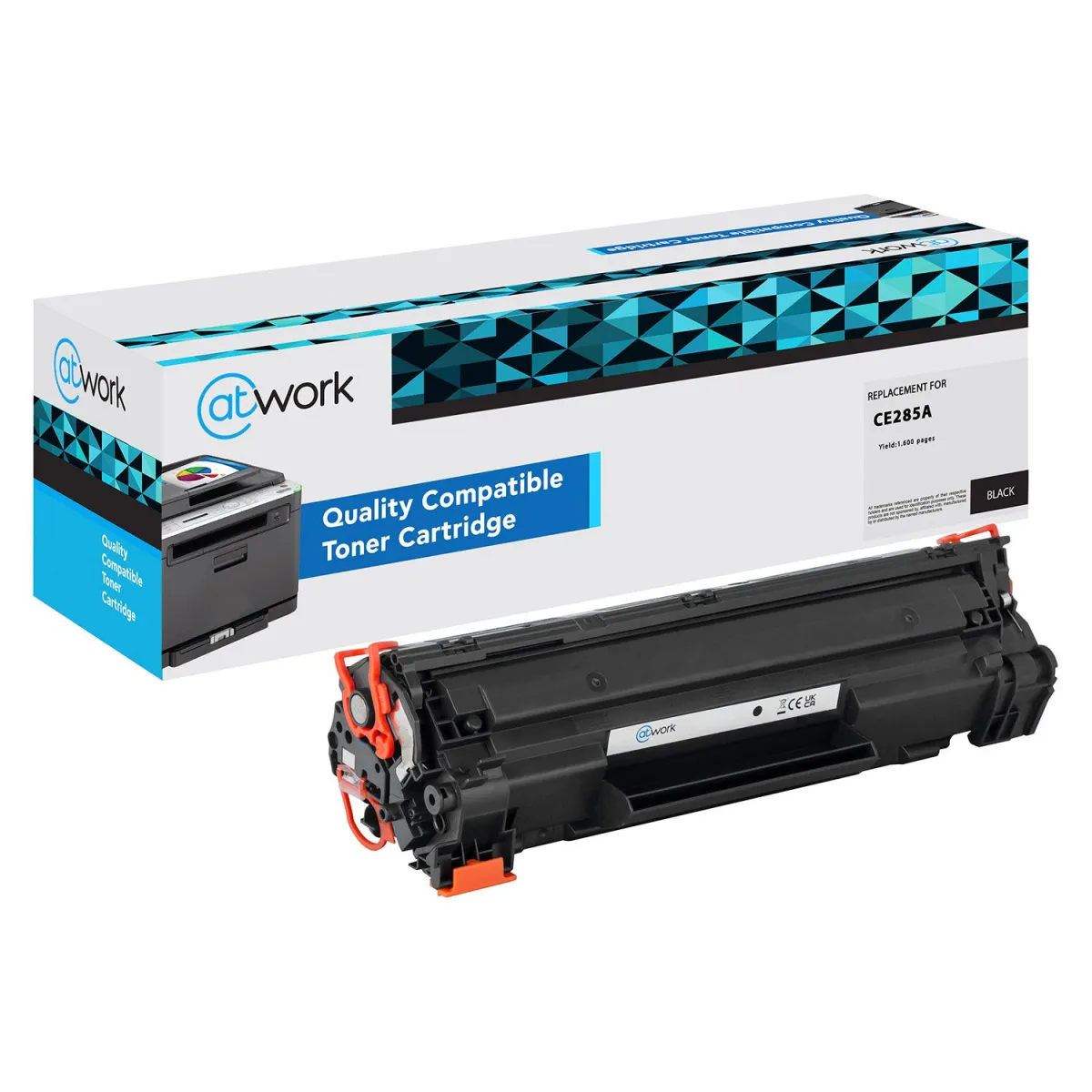 Toner @Work Συμβατό CE285A Black