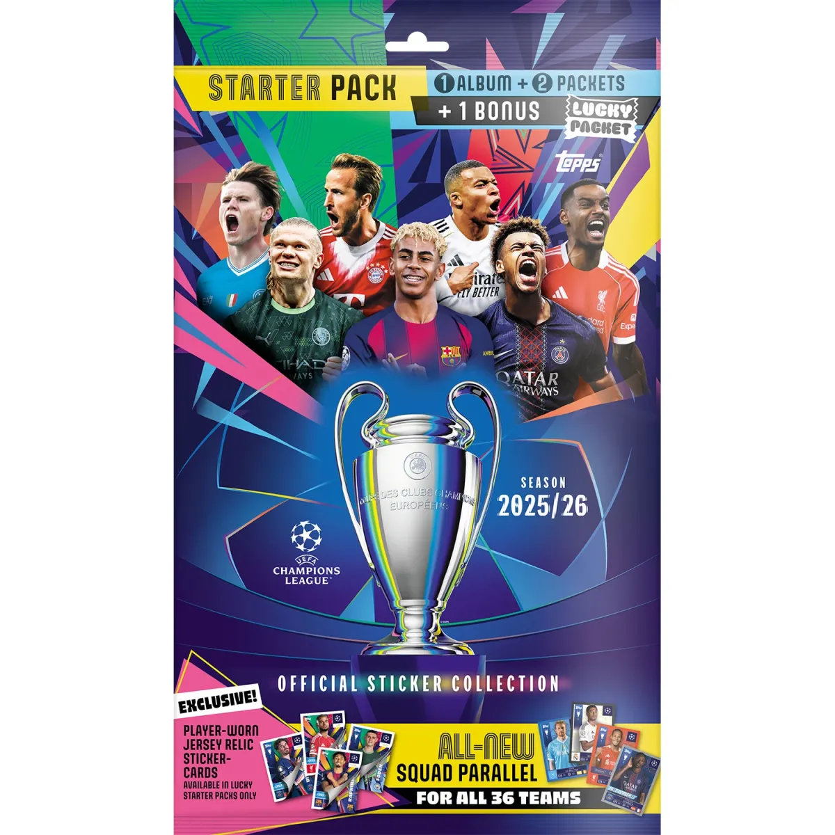 Topps UEFA Champions League 2026 Album Pack
