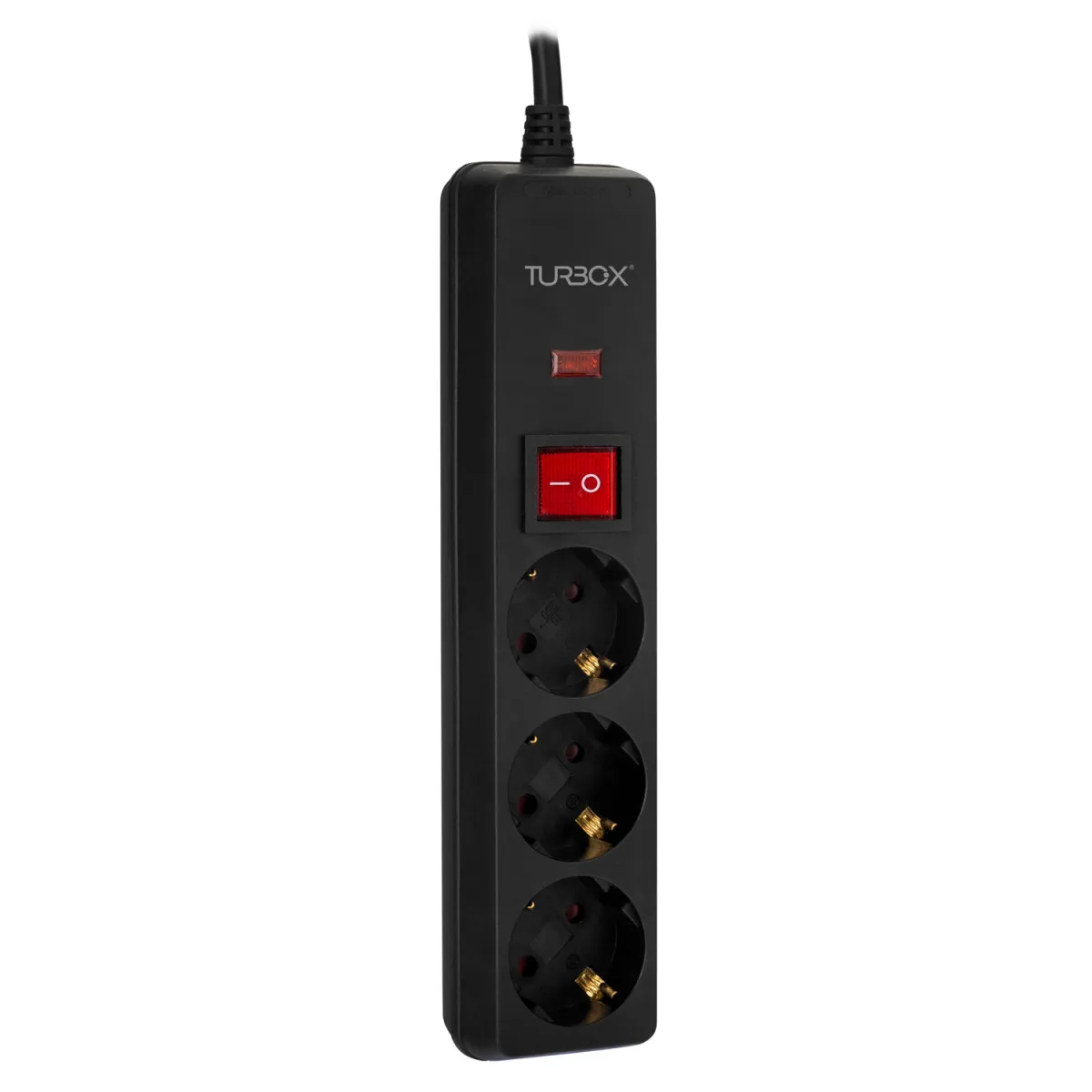 Turbo-X Πολύπριζο Ασφαλείας 3 Θέσεων