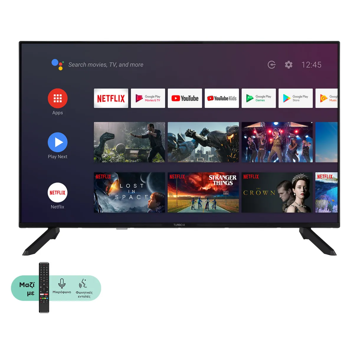 Turbo-X 4K Android TV 43" TXV-AU4395SMT