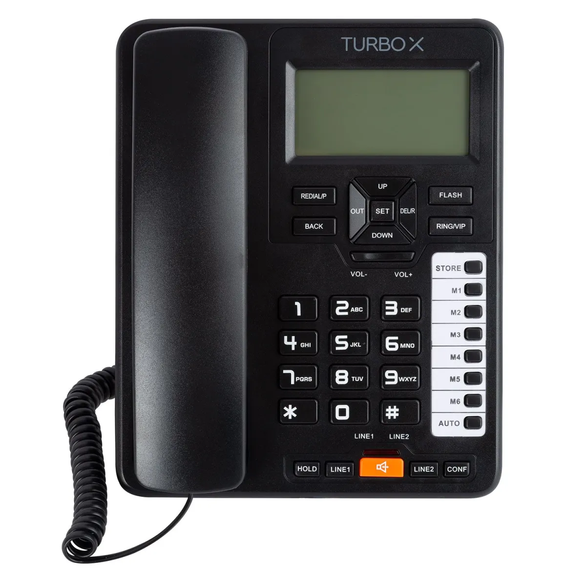 Turbo-X Ενσύρματο Δίγραμμο Τηλέφωνο 6400