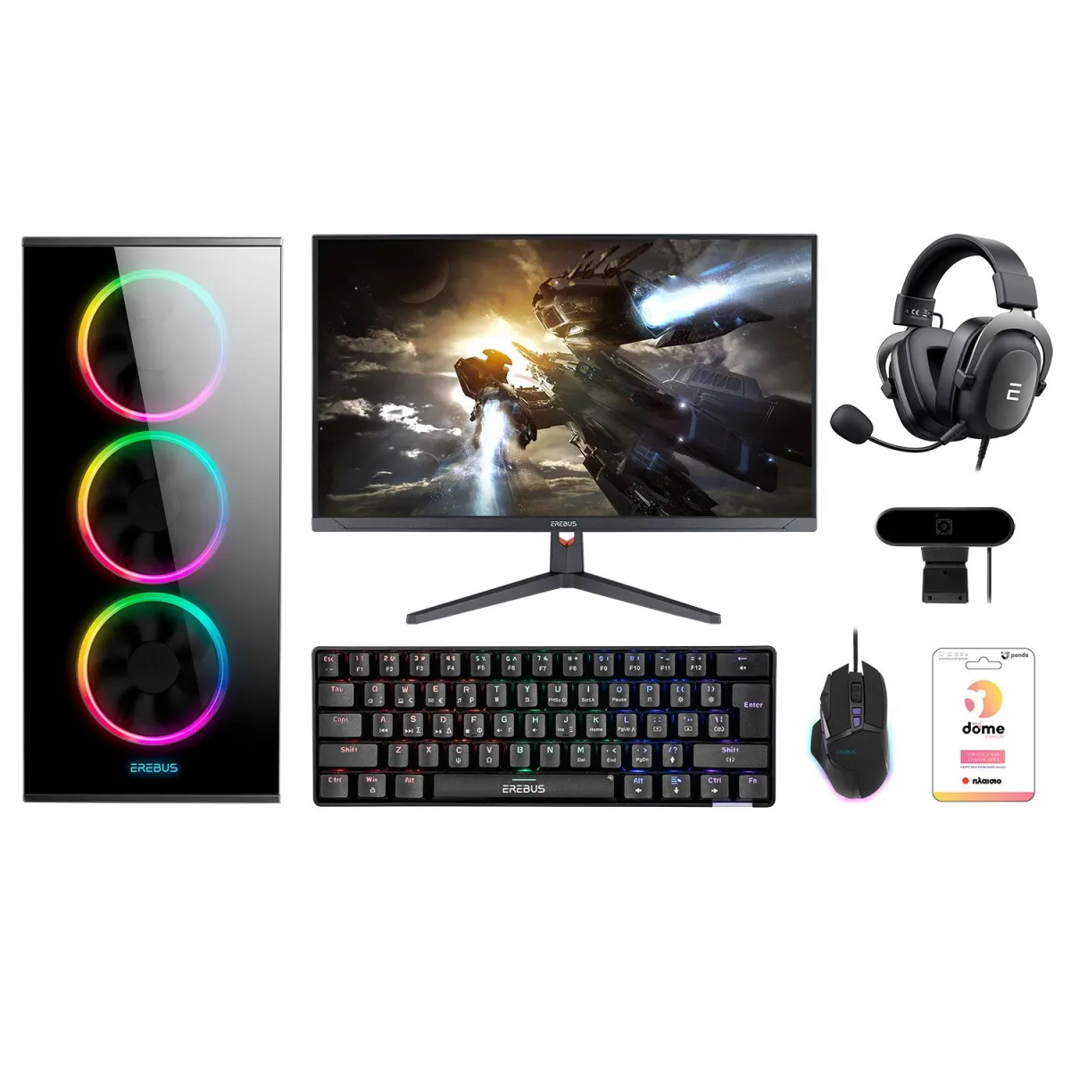 Turbo-X Desktop Erebus 4560 Gaming  Bundle