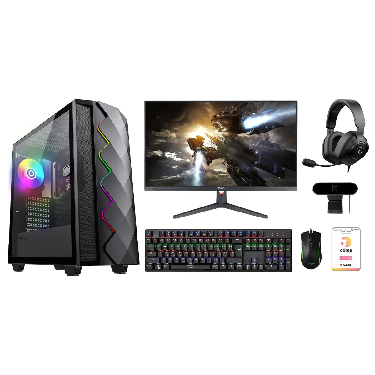 Turbo-X Desktop Origin 4450 Gaming Bundle