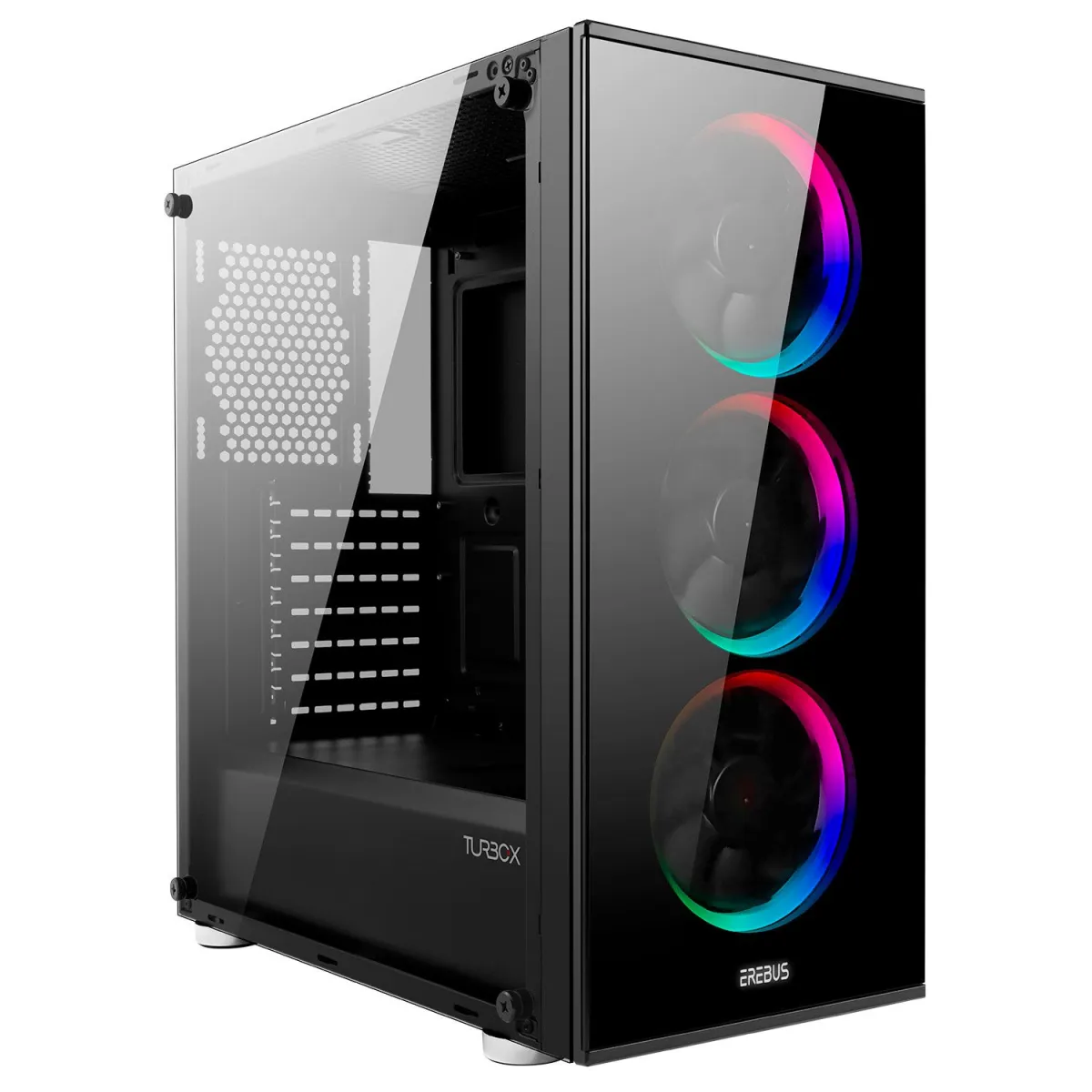 Turbo-X Erebus E5611 Desktop (AMD Ryzen 5 5600G/8 GB/240 GB/RX 6600 XT 8 GB)