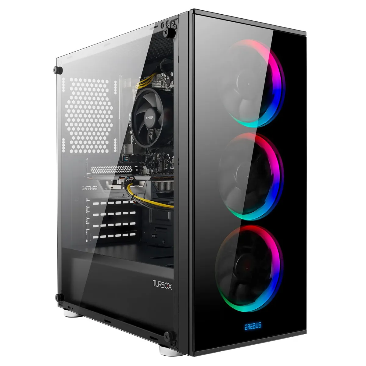 Turbo-X Erebus E7550 Desktop (AMD Ryzen 5 7500F/16 GB/512GB/RTX 3050 6 GB)