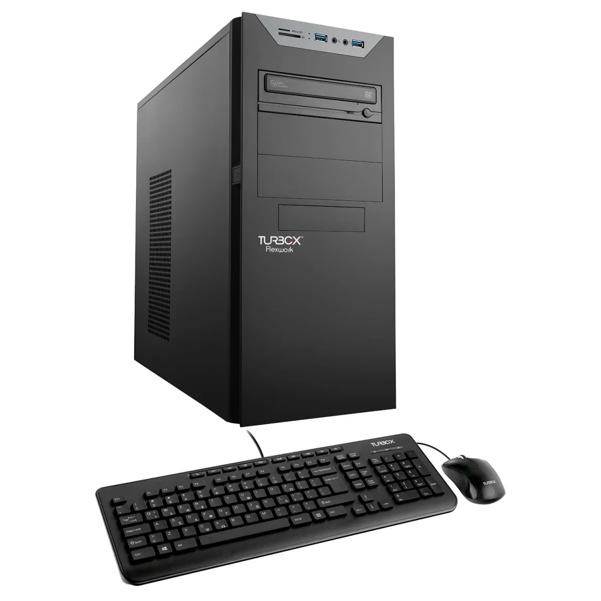 Turbo-X Flexwork Midi R5 4650G Desktop (AMD Ryzen 5 Pro 4650G/8 GB/240 GB/Radeon Vega 8)