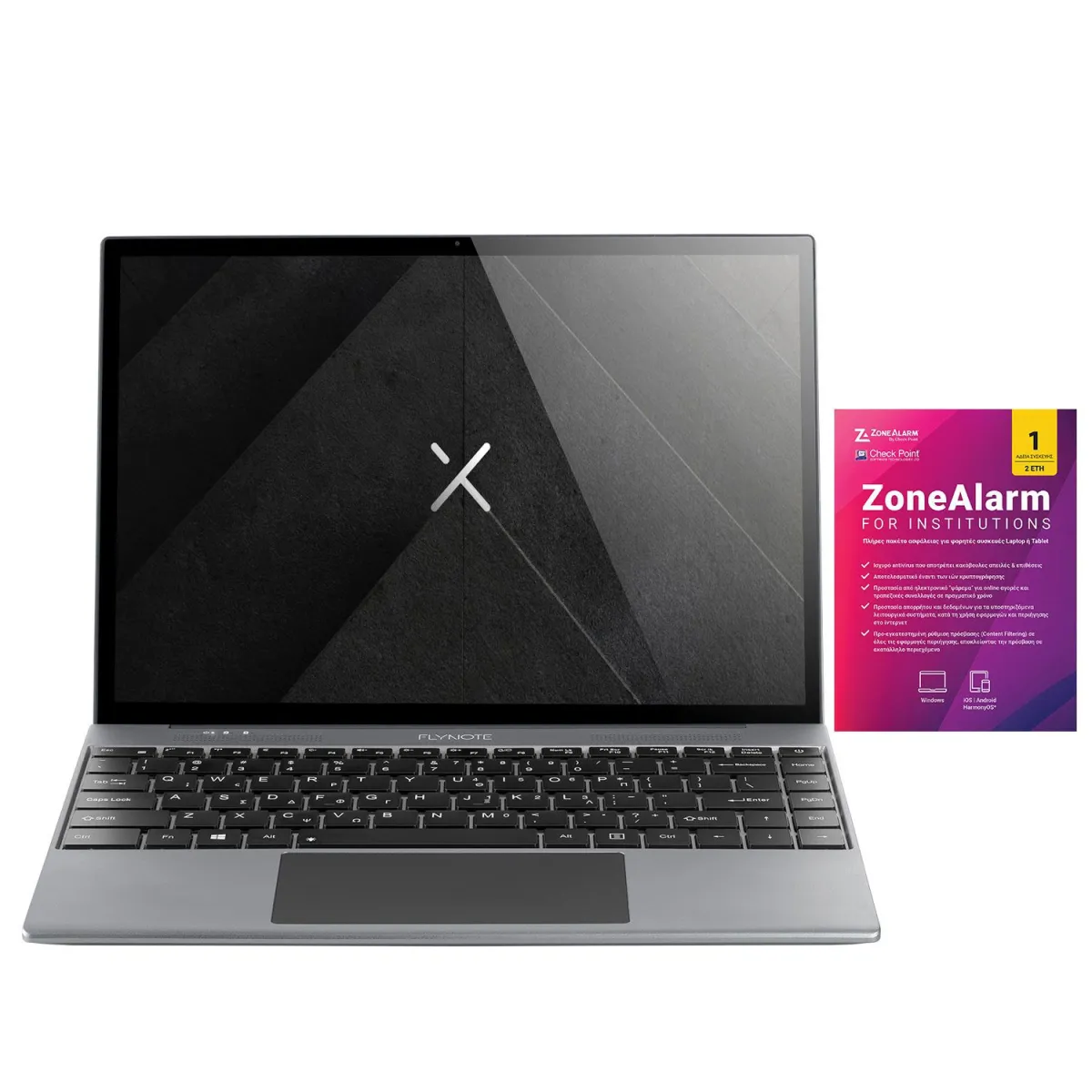Turbo-X Flynote Xi + Zone Alarm For Institutions Laptop (Pentium J3710/4 GB/128 GB/HD Graphics)