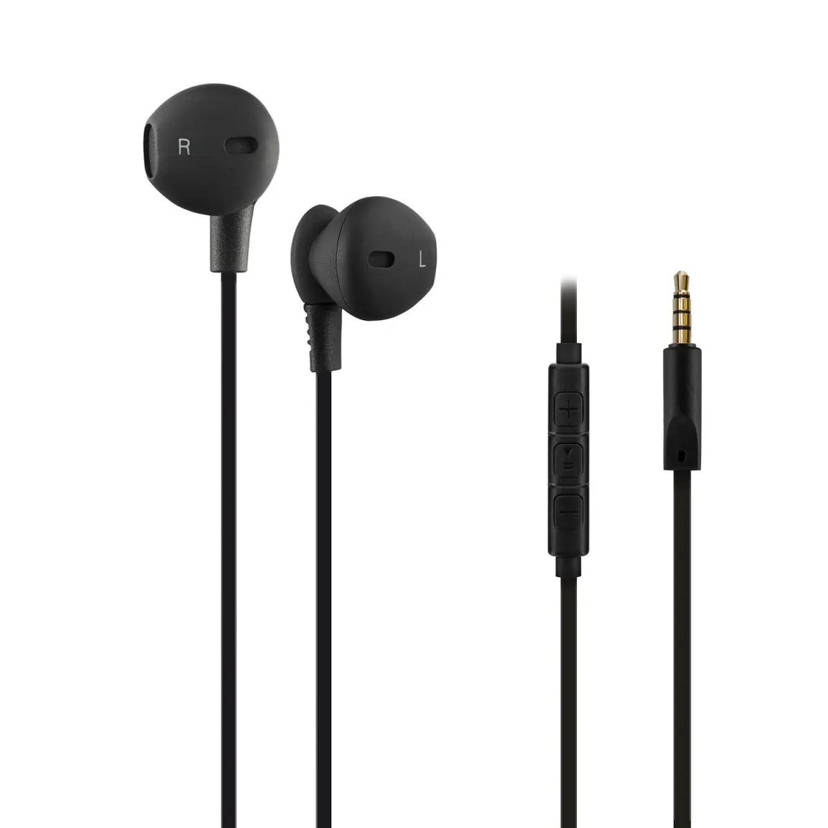 Turbo-X Handsfree Earphones POP 300 Μαύρο
