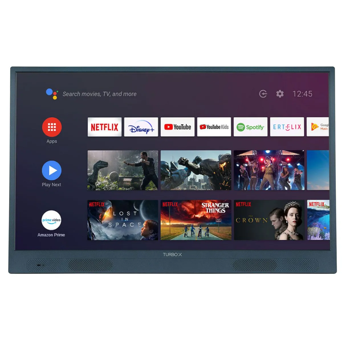 Turbo-X HD Ready LED TV 32" Portable TV Navy Blue